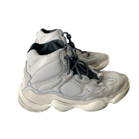 Adidas Yeezy 500 High 'Mist Stone' Sneakers Leather High Top GV7775 Mens Size 10 - Picture 5 of 11